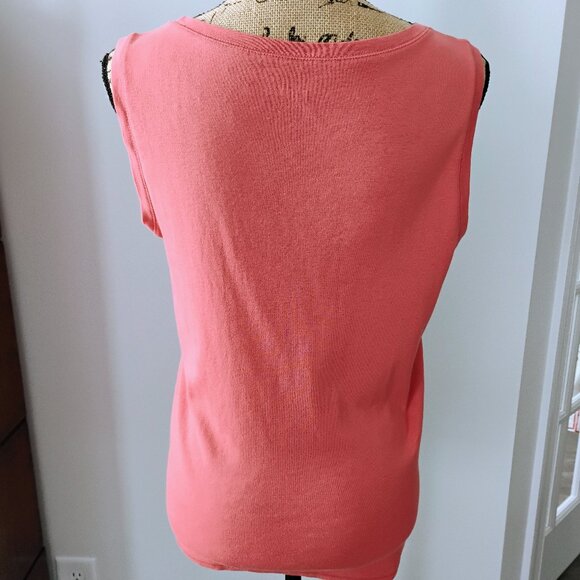 J JILL PIMA COTTON STRETCH TANK/TOP. Nice Condition! - Picture 3 of 12